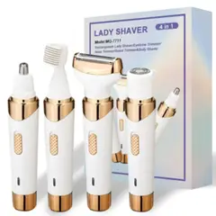GENERICO - Máquina Depiladora 4 En 1 Recargable Mujer Facial Corporal
