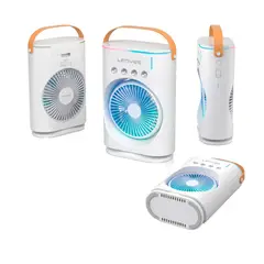 GENERICO - Enfriador Aire Portatil Humidificador Recargable Lenyes Usb