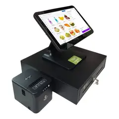 JALTECH - Kit Pos 15.6 Táctil Core I3 4gb 128gb Aluminio Kp09