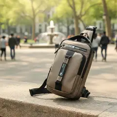 MULTIBAGS - Bolso Manos Libres Mini Morral Para Hombre Tipo Pechera