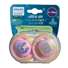 PHILIPS AVENT - Chupos Mamilas Entretencion Avent 6-18meses Dia & Noche