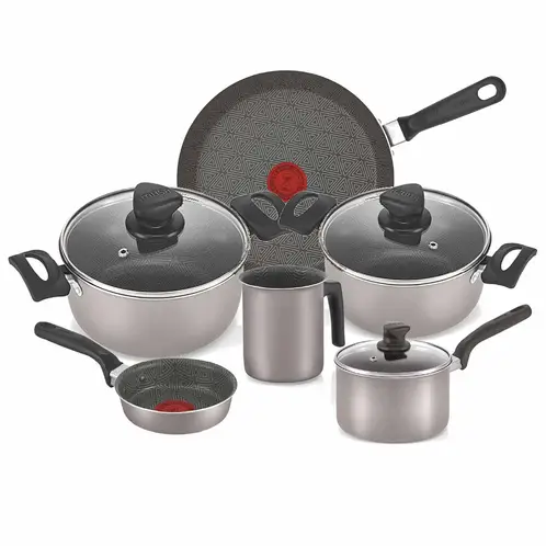 IMUSA - Batería de Cocina Talent 9 Piezas Antiadherente