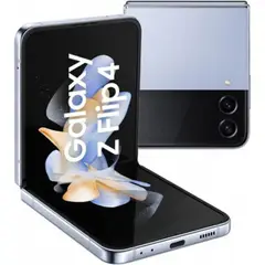 SAMSUNG - Celular Galaxy Z Flip 4 256 GB Azul Reacondicionado + Panel Solar