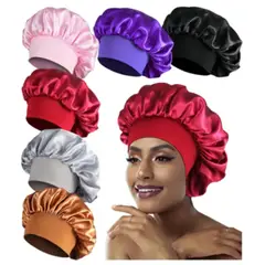 GENERICO - Gorro de Satín Antihorquilla para Dormir y Cuidado del Cabello