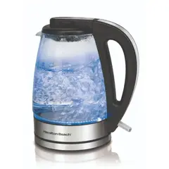 OSTER - Hervidor de agua Vidrio HAMILTON BEACH 40865 1,7 Litros Gris