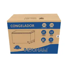 INDUHAM - CONGELADOR 300L BLANCO HAM-302L-B