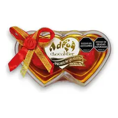 ADRO - Chocolates Estuche Corazón Doble Rojo Golden X2 Bombones