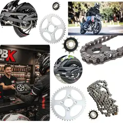 OEM - Kit arrastre completo apache rtr 200 fi original repuesto