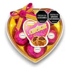 GARABATOS - Chocolates Estuche Corazón Fucsia X5 Bombones