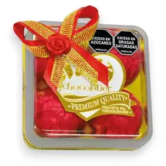 GARABATOS - Chocolates Estuche Cuadrado Rojo X4 Bombones