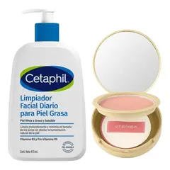 ATENEA - Polvo Gel Matificante Limpiador Facial Piel Grasa