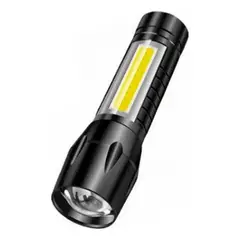 GENERICO - Mini Linterna Táctica Led Recargable 3 Modos