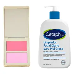 ATENEA - Rubor En Dúo Crema Y Polvo Compacto Limpiador Facial Suave