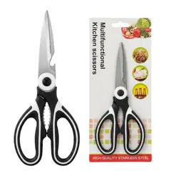 GENERICO - Tijeras De Cocina 20cm Acero Inoxidable Multiusos Corte Preciso Resistente Profesional