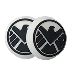 GENERICO - 1 Par Grips Protector Joystick Análogo Diseño Agents Of Shield Marvel