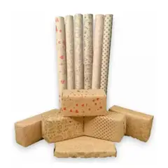 GENERICO - PAPEL KRAFT ESTAMPADO TODA OCASIÓN X 50 UNIDADES