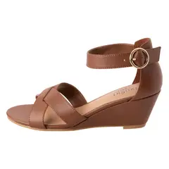 COMFORT PLUS - Zaparos De Cuña Prue Mid Para Mujer Cogñac 193103