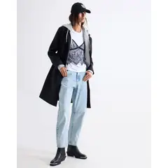 SEVEN SEVEN - Jean Barrel Tono Claro Para Mujer Azul