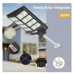 HOME - Lampara Led Solar de Alumbrado Publico 800w Sensor