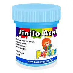 GENERICO - Vinilo Acrilico Payasito 33 Gr X3 Und Azul Claro