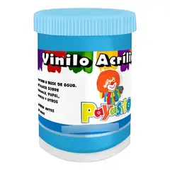 GENERICO - Vinilo Acrilico Payasito 80 Gr X3 Und Azul Claro