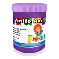 GENERICO - Vinilo Acrilico Payasito 33 Gr X6 Und Violeta