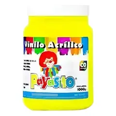 GENERICO - Vinilo Fluorescente Payasito 1000 Gr - Kilo Amarillo