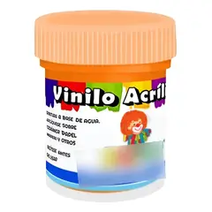 GENERICO - Vinilo Acrilico Payasito 33 Gr X24 Und Naranja