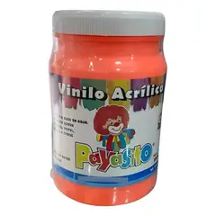 GENERICO - Vinilo Fluorescente Payasito 1000 Gr - Kilo X3 Und Naranja