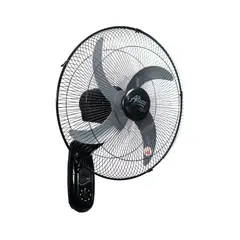 ALTEZZA - Ventilador Pared Negro Awf-18bl Pro Balinera