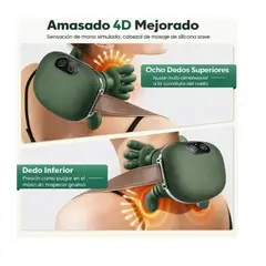 AFM - Masajeador Eléctrico Cuello Espalda Térmico Manitos Portátil