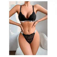 FIVE - Conjunto Ropa Interior Lencería Brasier Y Panty Moda