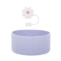 INNOVA - Accesorio Base Protector Silicona Lila Vaso Y Termos Tipo STAN