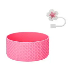 INNOVA - Accesorio Base Protector Silicona Fucsia Vaso Y Termos Tipo STAN