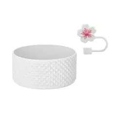 INNOVA - Accesorio Base Protector Silicona Blanco Vaso Y Termos Tipo STAN