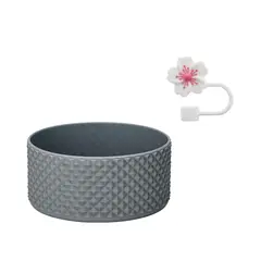 INNOVA - Accesorio Base Protector Silicona Gris Vaso Y Termos Tipo STAN