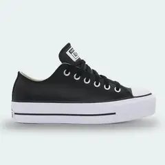 CONVERSE - Tenis Chuck Taylor All Star Lift OX Negro Mujer