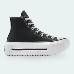 CONVERSE - Tenis Double Stack Negro Mujer
