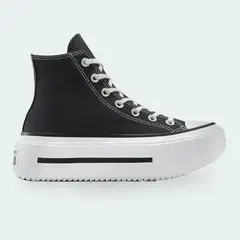 CONVERSE - Tenis Double Stack Negro Mujer