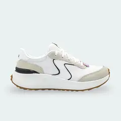 SKECHERS - Tenis Retro Revival Blanco Mujer