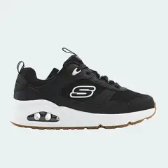 SKECHERS - Tenis Boys Uno Retro Groove Negro Junior