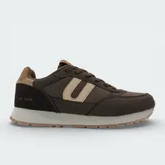 URBAN - Tenis Casual Café Hombre