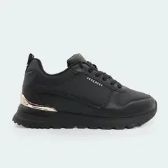 SKECHERS - Tenis Runway Negro Mujer