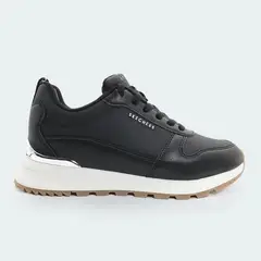 SKECHERS - Tenis Runway Negro Mujer