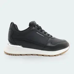 SKECHERS - Tenis Runway Negro Mujer