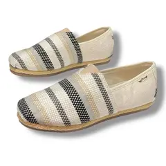 XIAN SHOES - Alpargatas Hombre Yute Malla Gris Ref Yh82
