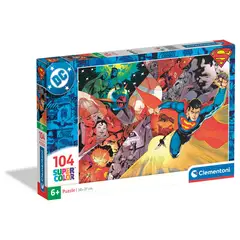 CLEMENTONI - Rompecabezas 104 Piezas Superman Para Niños