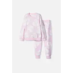 MATTEL - Conjunto de Barbie rosado con jogger para niña