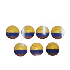 GENERICO - Banderin Balón Colores Colombia * 7 Pcs