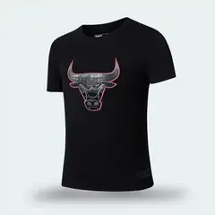 NBA - Camiseta Chicago Bulls Negra Hombre